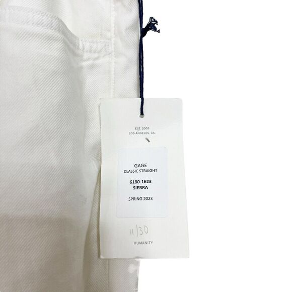 Citizens of Humanity New Gage Linen Jeans White Men’s Size 27 Stretch Denim - Picture 12 of 13